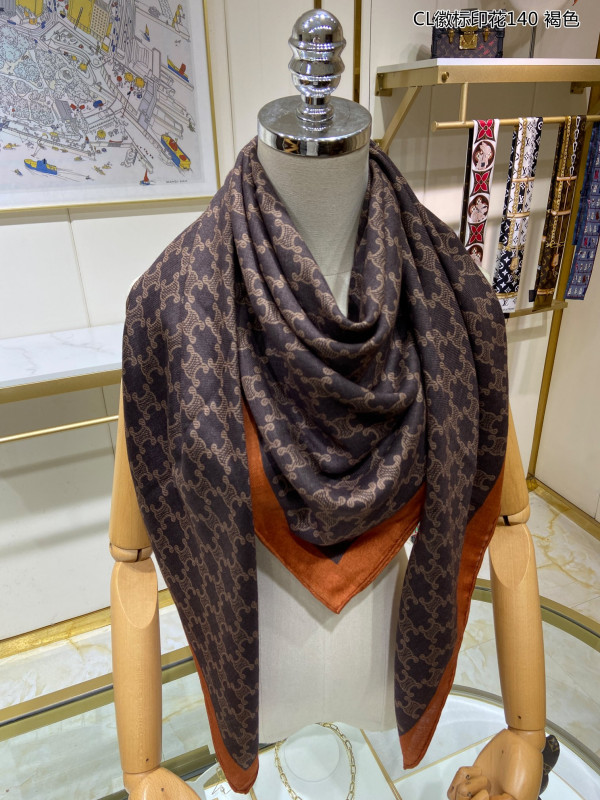 CELIN* SCARF [C1M9U-034012] CELINE CHANEL ACCESSORIES LOEWE SHOES LOUIS VUITTON DIRO YSL OTHER BRAND HANDBAGS BALENCIAGA BOTTEGA VENETA GOYARD HERMES BURBERRY VALENTINO GUCCI FENDI MIUMIU CHLOE PRADA BVLGARI SUITCASE NEW ARRIVAL 
