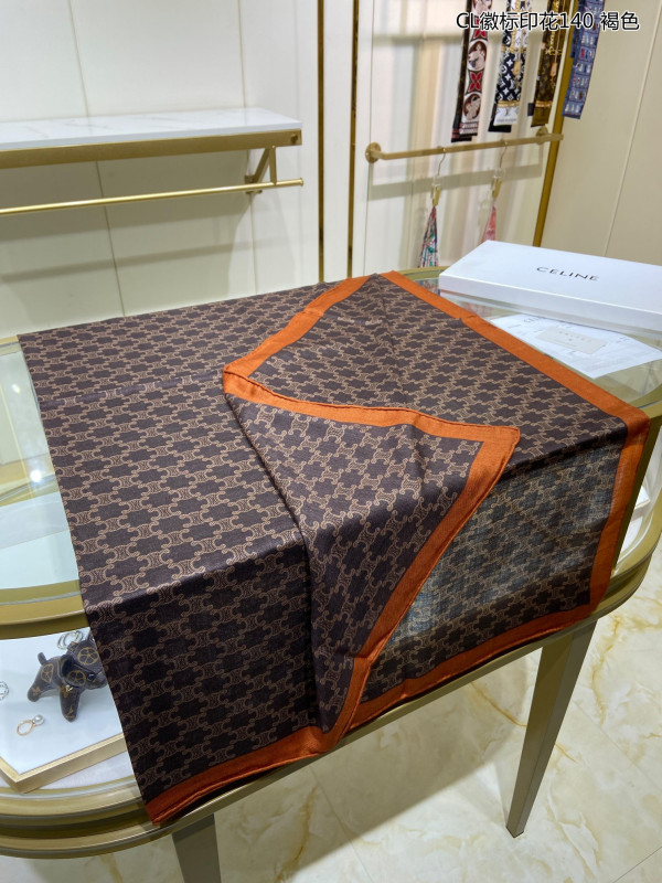 CELIN* SCARF [C1M9U-034012] CELINE CHANEL ACCESSORIES LOEWE SHOES LOUIS VUITTON DIRO YSL OTHER BRAND HANDBAGS BALENCIAGA BOTTEGA VENETA GOYARD HERMES BURBERRY VALENTINO GUCCI FENDI MIUMIU CHLOE PRADA BVLGARI SUITCASE NEW ARRIVAL 