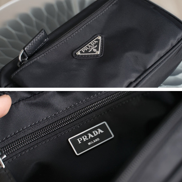 PRADA Navy Re-nylon And Saffiano Leather Shoulder Bag [va0977] CELINE CHANEL ACCESSORIES LOEWE SHOES LOUIS VUITTON DIRO YSL OTHER BRAND HANDBAGS BALENCIAGA BOTTEGA VENETA GOYARD HERMES BURBERRY VALENTINO GUCCI FENDI MIUMIU CHLOE PRADA BVLGARI SUITCASE NEW ARRIVAL 