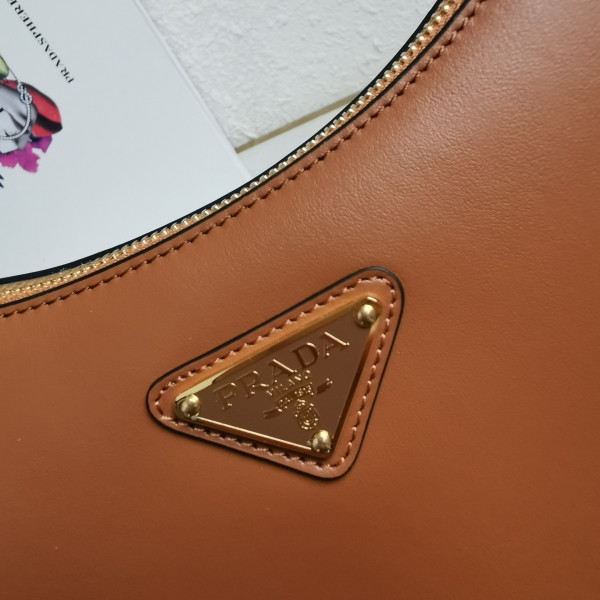 Prada Arqué leather shoulder bag-22.5*18.5*6cm [1BC194-2] CELINE CHANEL ACCESSORIES LOEWE SHOES LOUIS VUITTON DIRO YSL OTHER BRAND HANDBAGS BALENCIAGA BOTTEGA VENETA GOYARD HERMES BURBERRY VALENTINO GUCCI FENDI MIUMIU CHLOE PRADA BVLGARI SUITCASE NEW ARRIVAL 