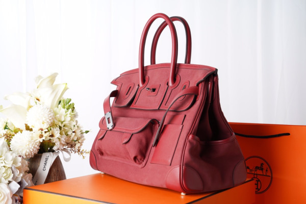 HERMES Cargo Birkin Bag Canvas and Swift 35 [C1M75-032903] CELINE CHANEL ACCESSORIES LOEWE SHOES LOUIS VUITTON DIRO YSL OTHER BRAND HANDBAGS BALENCIAGA BOTTEGA VENETA GOYARD HERMES BURBERRY VALENTINO GUCCI FENDI MIUMIU CHLOE PRADA BVLGARI SUITCASE NEW ARRIVAL 