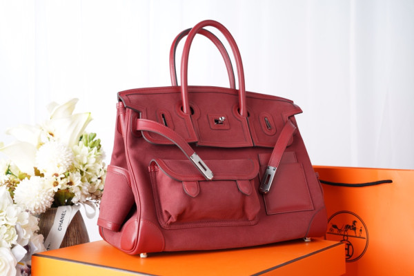 HERMES Cargo Birkin Bag Canvas and Swift 35 [C1M75-032903] CELINE CHANEL ACCESSORIES LOEWE SHOES LOUIS VUITTON DIRO YSL OTHER BRAND HANDBAGS BALENCIAGA BOTTEGA VENETA GOYARD HERMES BURBERRY VALENTINO GUCCI FENDI MIUMIU CHLOE PRADA BVLGARI SUITCASE NEW ARRIVAL 