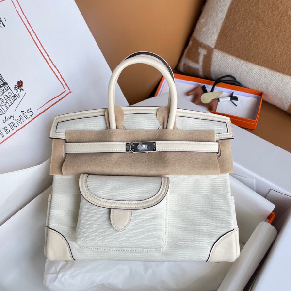 HERMES Cargo Birkin Bag Canvas and Swift 25 [C1M75-030614] CELINE CHANEL ACCESSORIES LOEWE SHOES LOUIS VUITTON DIRO YSL OTHER BRAND HANDBAGS BALENCIAGA BOTTEGA VENETA GOYARD HERMES BURBERRY VALENTINO GUCCI FENDI MIUMIU CHLOE PRADA BVLGARI SUITCASE NEW ARRIVAL 