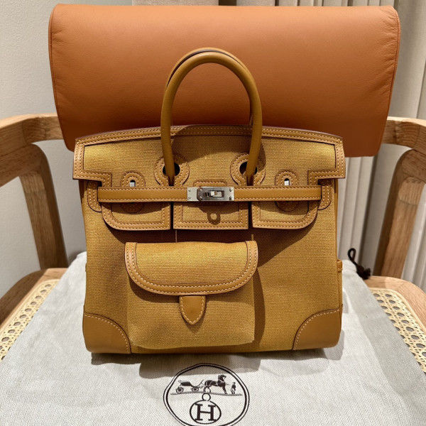 HERMES Cargo Birkin Bag Canvas and Swift 25 [C1M75-030312] CELINE CHANEL ACCESSORIES LOEWE SHOES LOUIS VUITTON DIRO YSL OTHER BRAND HANDBAGS BALENCIAGA BOTTEGA VENETA GOYARD HERMES BURBERRY VALENTINO GUCCI FENDI MIUMIU CHLOE PRADA BVLGARI SUITCASE NEW ARRIVAL 