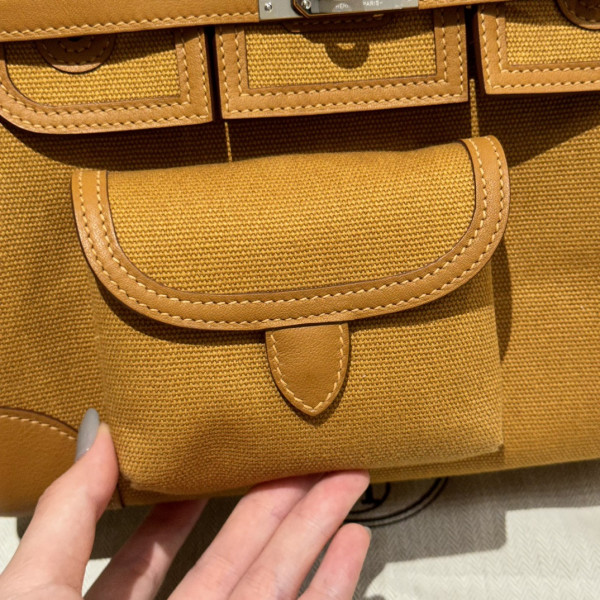 HERMES Cargo Birkin Bag Canvas and Swift 25 [C1M75-030312] CELINE CHANEL ACCESSORIES LOEWE SHOES LOUIS VUITTON DIRO YSL OTHER BRAND HANDBAGS BALENCIAGA BOTTEGA VENETA GOYARD HERMES BURBERRY VALENTINO GUCCI FENDI MIUMIU CHLOE PRADA BVLGARI SUITCASE NEW ARRIVAL 