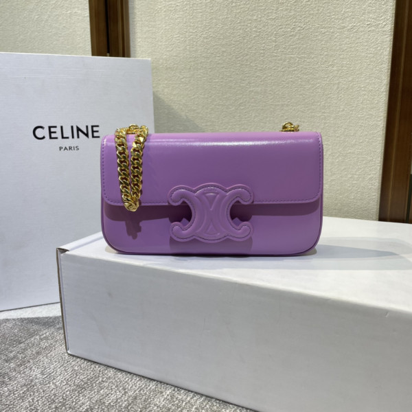 CELIN* CHAIN SHOULDER BAG TRIOMPHE [C1M4M-070736] CELINE CHANEL ACCESSORIES LOEWE SHOES LOUIS VUITTON DIRO YSL OTHER BRAND HANDBAGS BALENCIAGA BOTTEGA VENETA GOYARD HERMES BURBERRY VALENTINO GUCCI FENDI MIUMIU CHLOE PRADA BVLGARI SUITCASE NEW ARRIVAL 