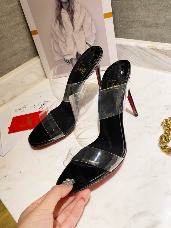 Christian Louboutin Just Nothing Illusion Red Sole Sandals [C1M6S-082440] CELINE CHANEL ACCESSORIES LOEWE SHOES LOUIS VUITTON DIRO YSL OTHER BRAND HANDBAGS BALENCIAGA BOTTEGA VENETA GOYARD HERMES BURBERRY VALENTINO GUCCI FENDI MIUMIU CHLOE PRADA BVLGARI SUITCASE NEW ARRIVAL 