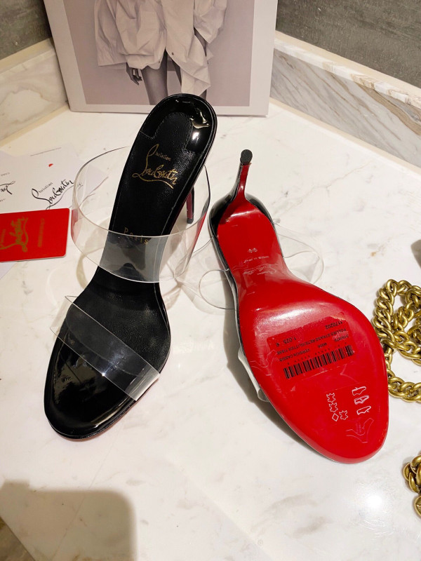 Christian Louboutin Just Nothing Illusion Red Sole Sandals [C1M6S-082440] CELINE CHANEL ACCESSORIES LOEWE SHOES LOUIS VUITTON DIRO YSL OTHER BRAND HANDBAGS BALENCIAGA BOTTEGA VENETA GOYARD HERMES BURBERRY VALENTINO GUCCI FENDI MIUMIU CHLOE PRADA BVLGARI SUITCASE NEW ARRIVAL 