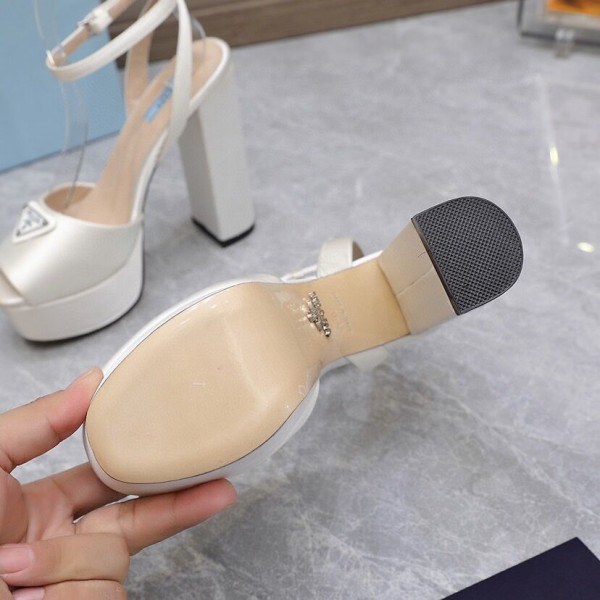 (image for) prada patent leather platform sandals