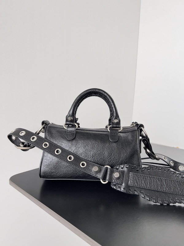 (image for) BALENCIAGA WOMEN'S LE CAGOLE MINI DUFFLE BAG IN BLACK