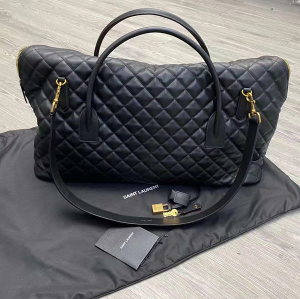 YSL ES GIANT TRAVEL BAG IN QUILTED LEATHER (image for) YSL ES GIANT TRAVEL BAG IN QUILTED LEATHER