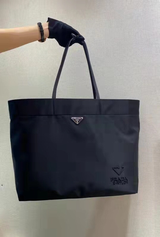 (image for) PRADA Re-Nylon and Saffiano leather tote bag