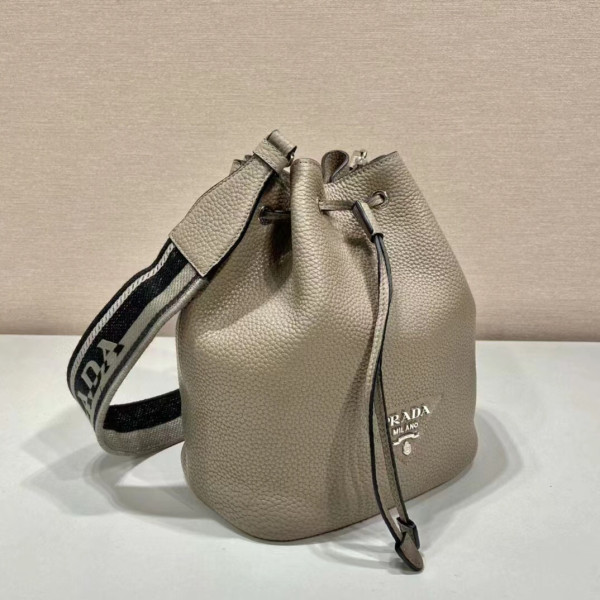 PRADA Leather Bucket Bag (image for) PRADA Leather Bucket Bag