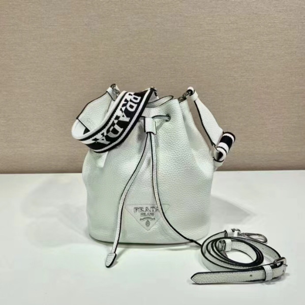 PRADA Leather Bucket Bag (image for) PRADA Leather Bucket Bag