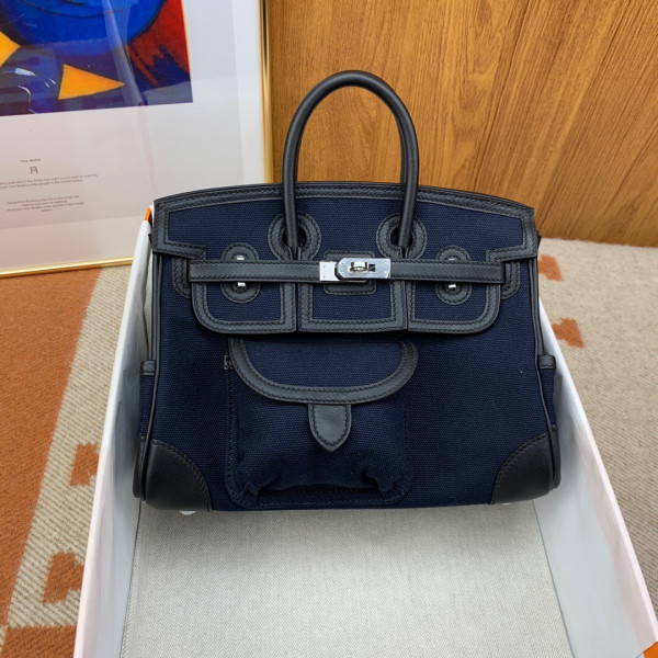 (image for) HERMES Cargo Birkin Bag Canvas and Swift 25