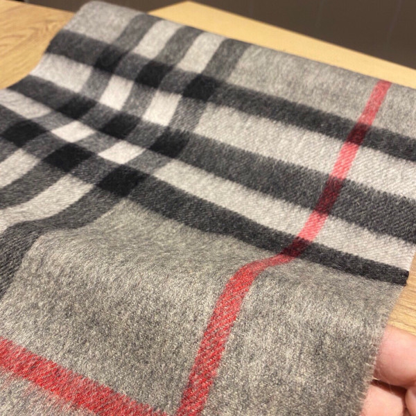 Burberry Check Cashmere Scarf (image for) Burberry Check Cashmere Scarf