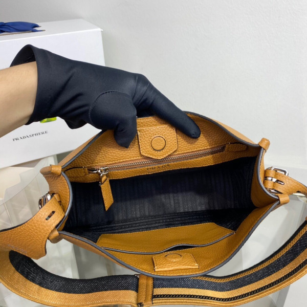 (image for) PRADA Leather hobo bag