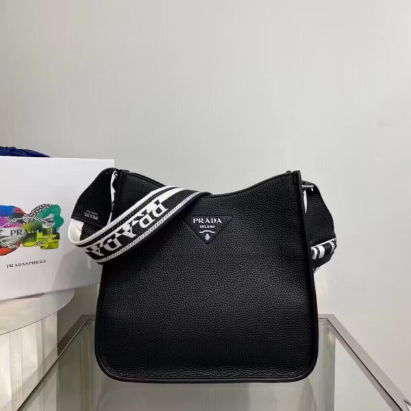 (image for) PRADA Leather hobo bag