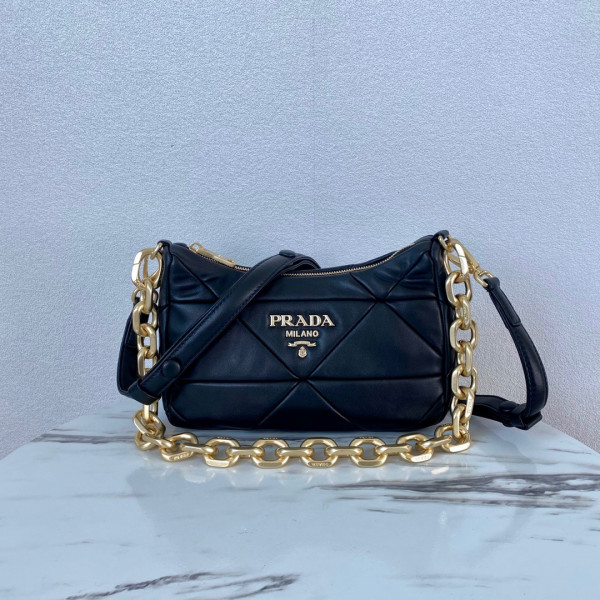 (image for) PRADA System nappa leather patchwork bag