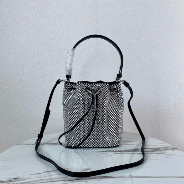 (image for) PRADA Satin mini-bag with crystals