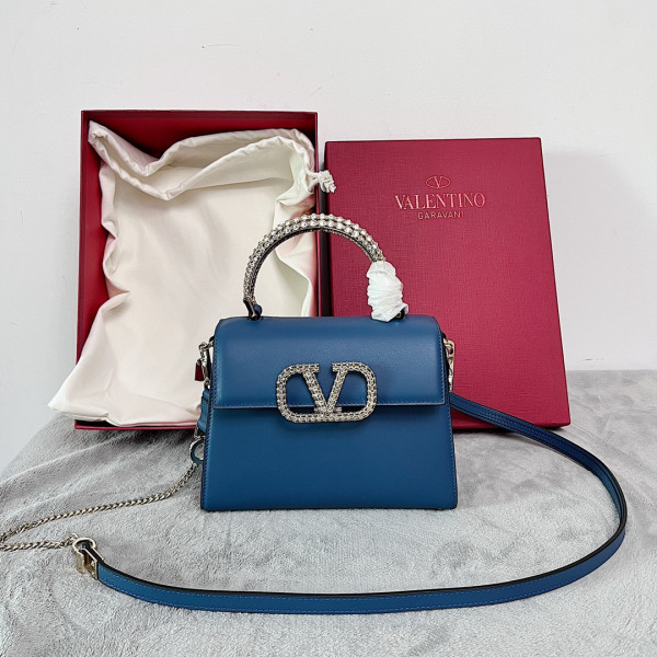 (image for) VALENTINO SMALL VSLING GRAINY CALFSKIN HANDBAG