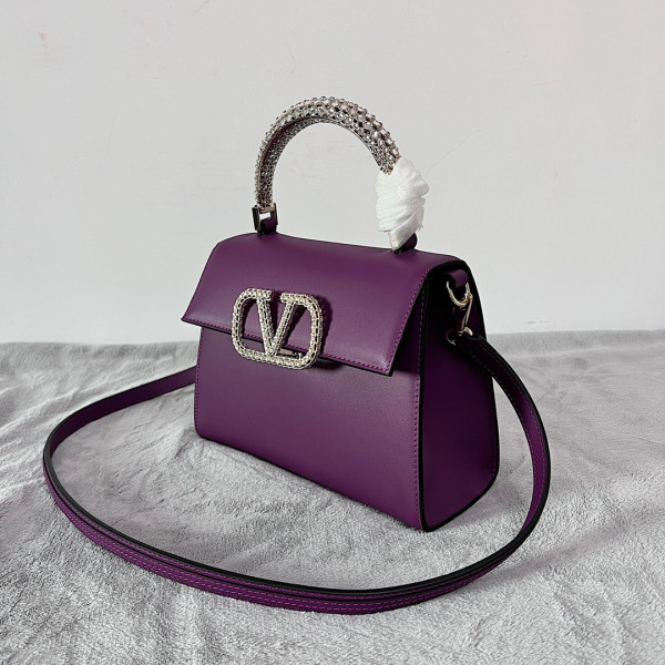 (image for) VALENTINO SMALL VSLING GRAINY CALFSKIN HANDBAG