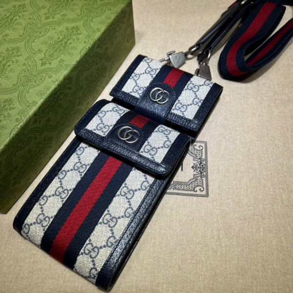 (image for) GUCCI Ophidia GG mini bag and detachable wallet