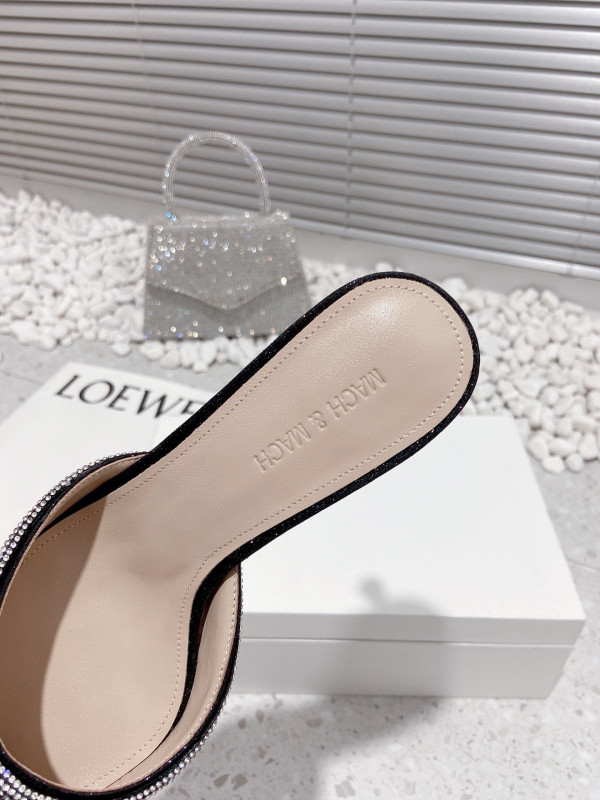 Mach & Mach MULES [C1ESR-055911] CELINE CHANEL ACCESSORIES LOEWE SHOES LOUIS VUITTON DIRO YSL OTHER BRAND HANDBAGS BALENCIAGA BOTTEGA VENETA GOYARD HERMES BURBERRY VALENTINO GUCCI FENDI MIUMIU CHLOE PRADA BVLGARI SUITCASE NEW ARRIVAL 