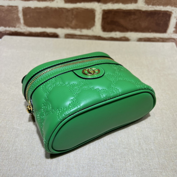 (image for) GUCCI GG Matelassé top handle mini bag