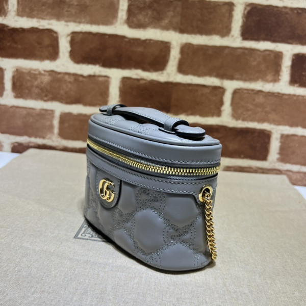 (image for) GUCCI GG Matelassé top handle mini bag