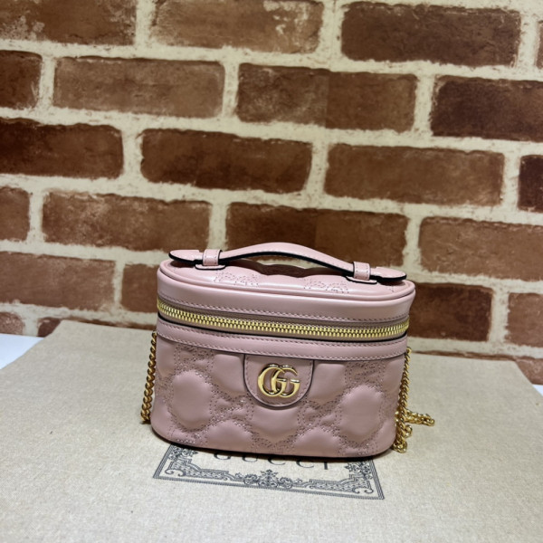 (image for) GUCCI GG Matelassé top handle mini bag