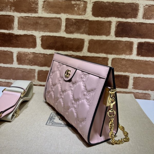 (image for) GUCCI GG matelassé leather shoulder bag
