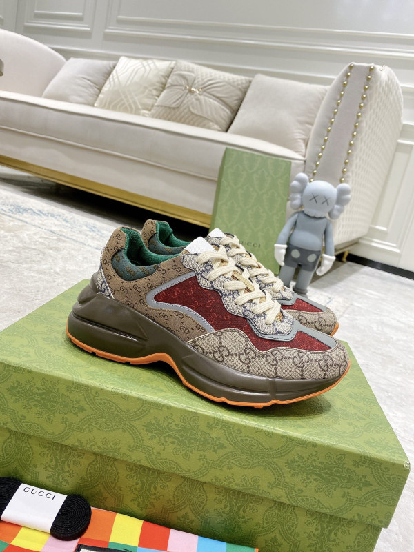 GUCCI Women's GG Rhyton sneaker [620185-2] CELINE CHANEL ACCESSORIES LOEWE SHOES LOUIS VUITTON DIRO YSL OTHER BRAND HANDBAGS BALENCIAGA BOTTEGA VENETA GOYARD HERMES BURBERRY VALENTINO GUCCI FENDI MIUMIU CHLOE PRADA BVLGARI SUITCASE NEW ARRIVAL 