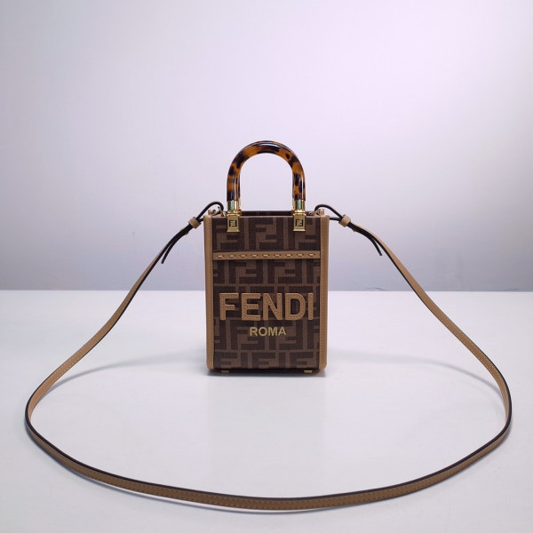 FENDI MINI SUNSHINE SHOPPER-13-18-6.5cm (image for) FENDI MINI SUNSHINE SHOPPER-13-18-6.5cm