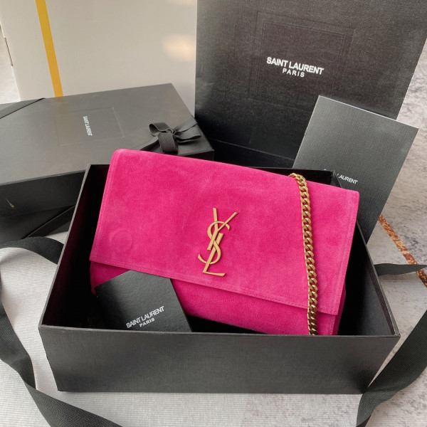 (image for) YSL KATE MEDIUM REVERSIBLE IN SUEDE AND SMOOTH LEATHER