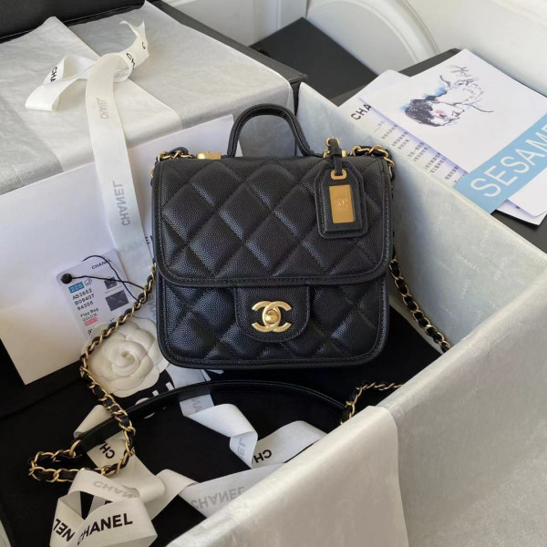 (image for) CL SMALL FLAP BAG WITH TOP HANDLE