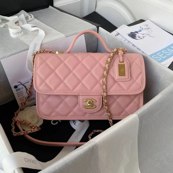 (image for) CL SMALL FLAP BAG WITH TOP HANDLE