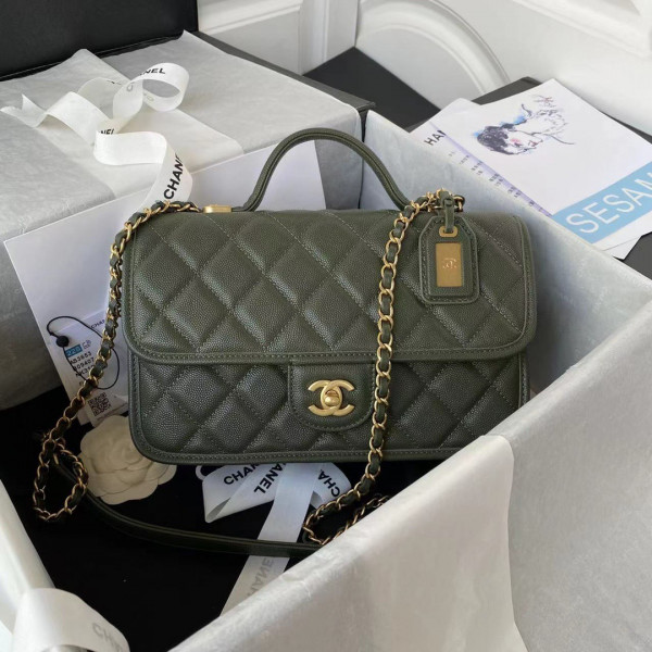(image for) CL SMALL FLAP BAG WITH TOP HANDLE