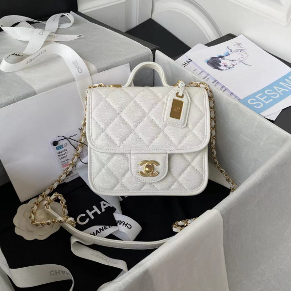 (image for) CL SMALL FLAP BAG WITH TOP HANDLE