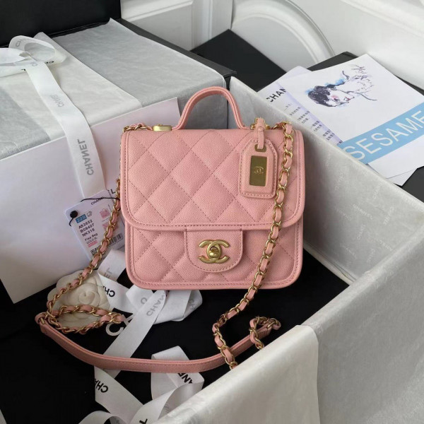 (image for) CL SMALL FLAP BAG WITH TOP HANDLE