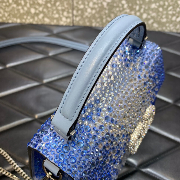 (image for) VALENTINO MINI VSLING HANDBAG WITH SPARKLING EMBROIDERY