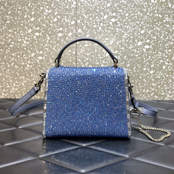 (image for) VALENTINO MINI VSLING HANDBAG WITH SPARKLING EMBROIDERY