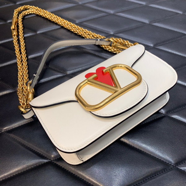 (image for) VALENTINO LOC? SMALL SHOULDER BAG IN CALFSKIN