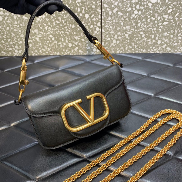 (image for) VALENTINO LOC? SMALL SHOULDER BAG IN CALFSKIN