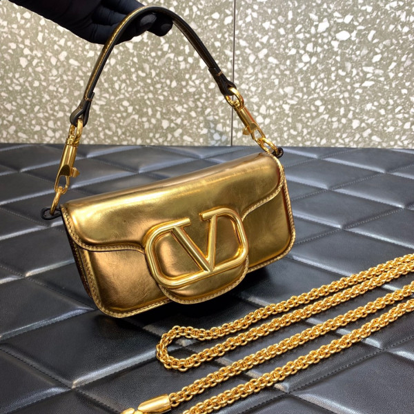 (image for) VALENTINO LOC? SMALL SHOULDER BAG IN CALFSKIN