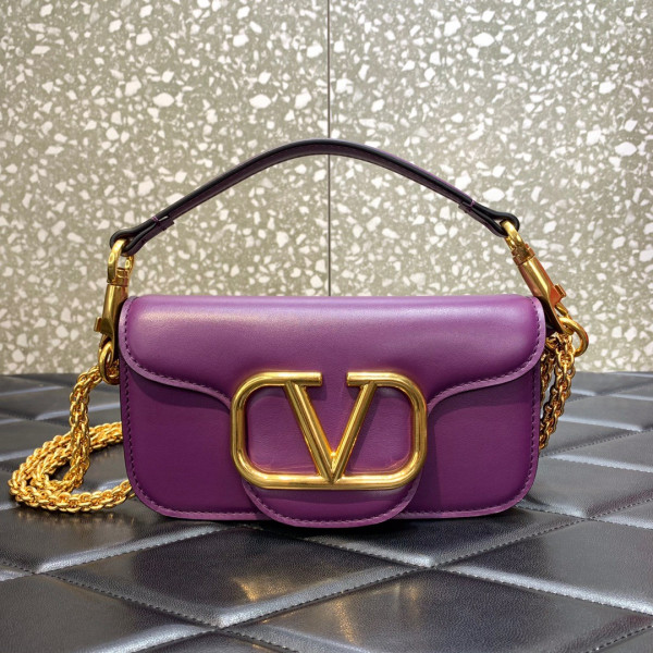 (image for) VALENTINO LOC? SMALL SHOULDER BAG IN CALFSKIN