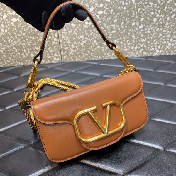 (image for) VALENTINO LOC? SMALL SHOULDER BAG IN CALFSKIN