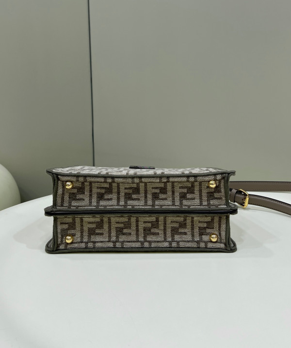 Fendi PeekabooISeeU-27x21x11CM [Fendi609] CELINE CHANEL ACCESSORIES LOEWE SHOES LOUIS VUITTON DIRO YSL OTHER BRAND HANDBAGS BALENCIAGA BOTTEGA VENETA GOYARD HERMES BURBERRY VALENTINO GUCCI FENDI MIUMIU CHLOE PRADA BVLGARI SUITCASE NEW ARRIVAL 