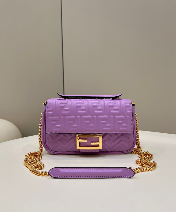 (image for) FENDI BAGUETTE CHAIN MIDI 397B98-24*14*7CM