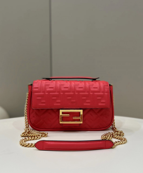 (image for) FENDI BAGUETTE CHAIN MIDI 397B98-24*14*7CM